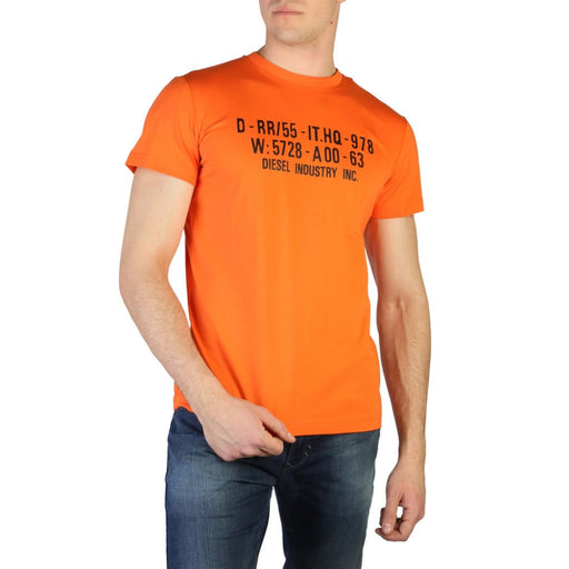 Diesel Aw511t T-shirts For Men Orange
