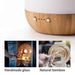 Diffuser Real Wooden Bamboo Rubber Glass Air Humidifier