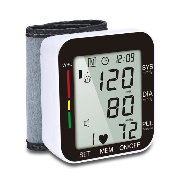 Digital Automatic Wrist Blood Pressure Monitor