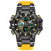 Digital Quartz Wristwatch With Dual Time Mode