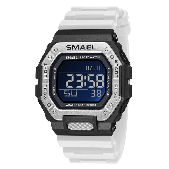 Digital Watch Men Sports Waterproof Stopwatch Alarm Clock