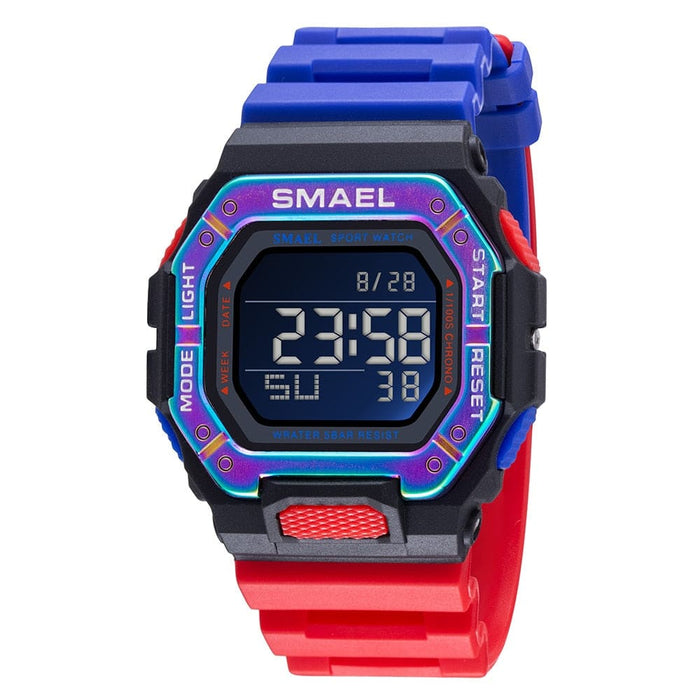 Digital Watch Men Sports Waterproof Stopwatch Alarm Clock