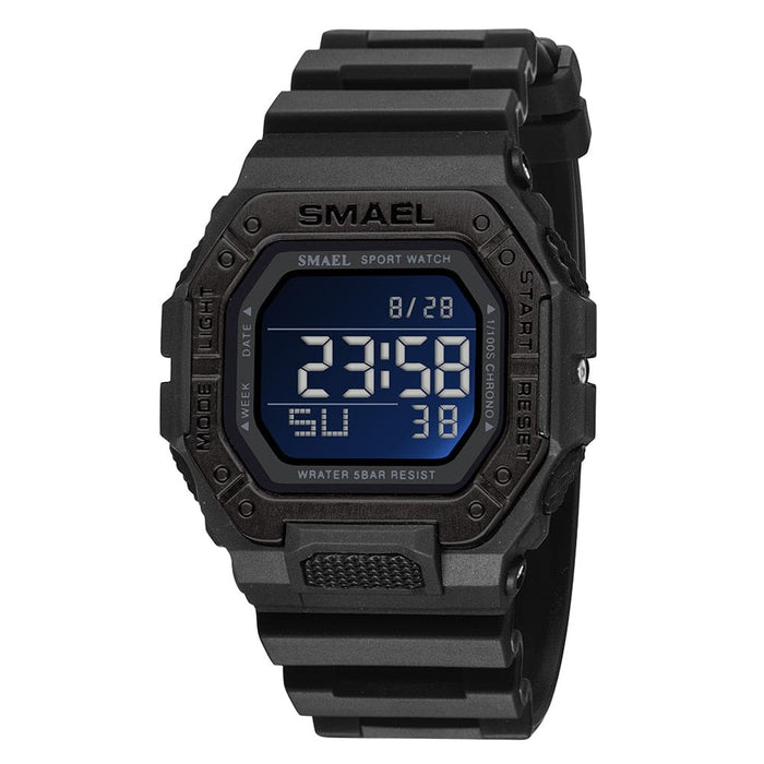 Digital Watch Men Sports Waterproof Stopwatch Alarm Clock