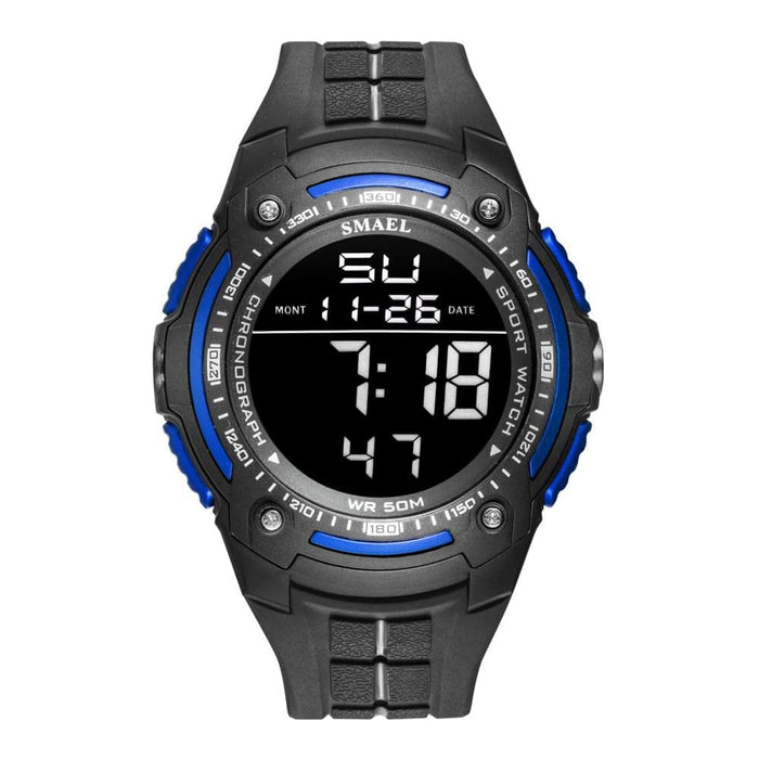 Digital Watches Smael Top Brand Luxury Clock 50m Waterproof