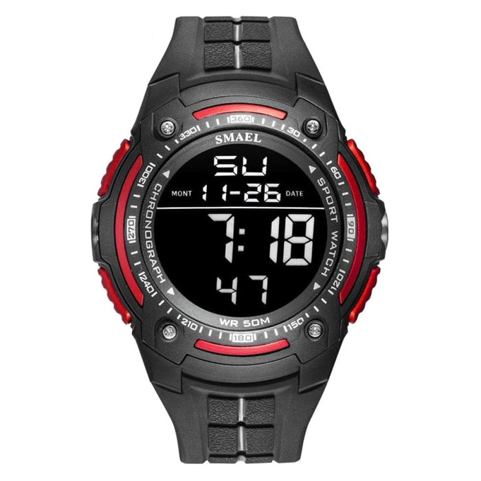 Digital Watches Smael Top Brand Luxury Clock 50m Waterproof