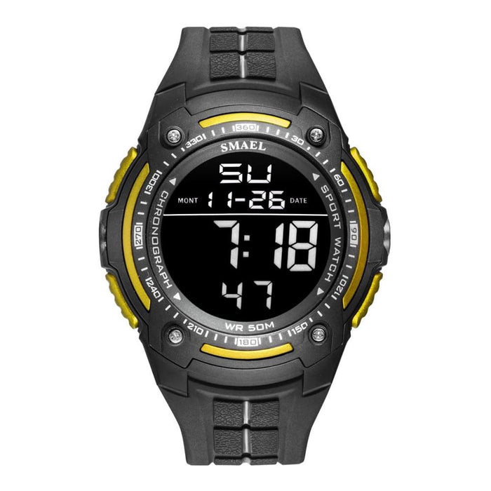 Digital Watches Smael Top Brand Luxury Clock 50m Waterproof