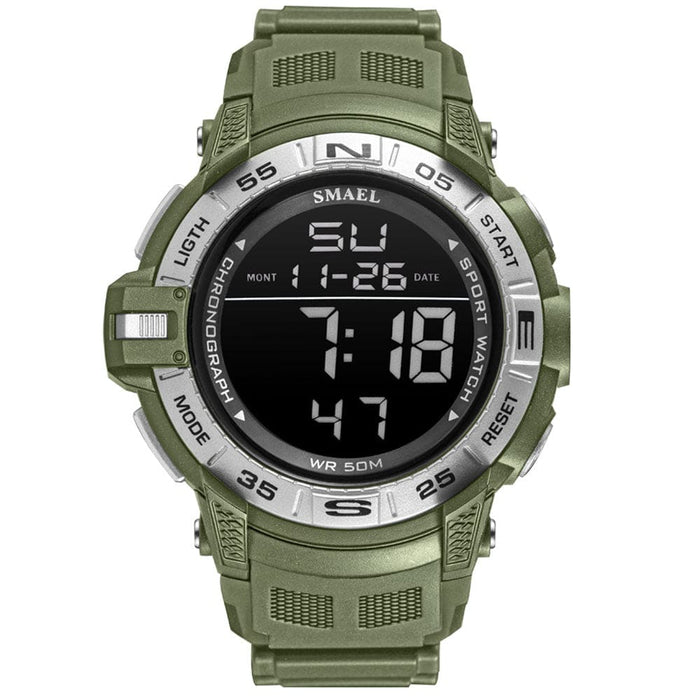 Digital Watches Sport Smael Watch For Men 50m Waterproof