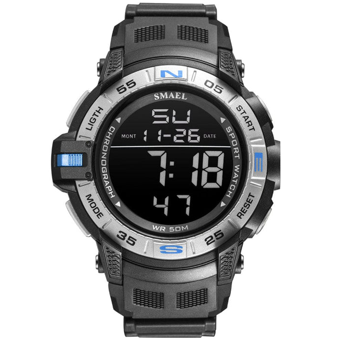 Digital Watches Sport Smael Watch For Men 50m Waterproof