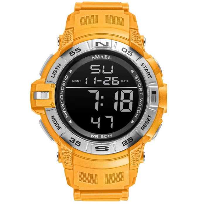 Digital Watches Sport Smael Watch For Men 50m Waterproof