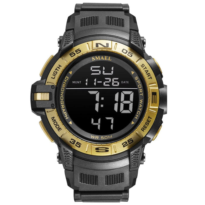 Digital Watches Sport Smael Watch For Men 50m Waterproof