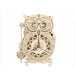 Diy 3d Owl Clock Wooden Puzzle Game Assembly Toy