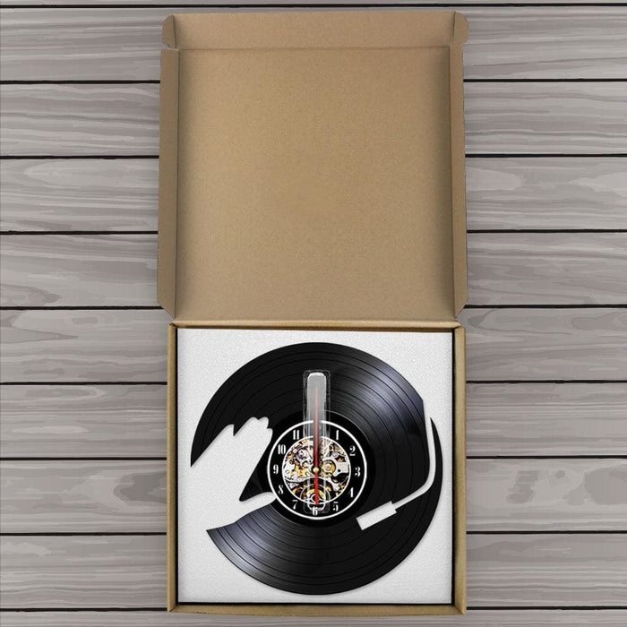 Dj Music Vinyl Record Lp Led Wall Clock Watch 3d Night Light