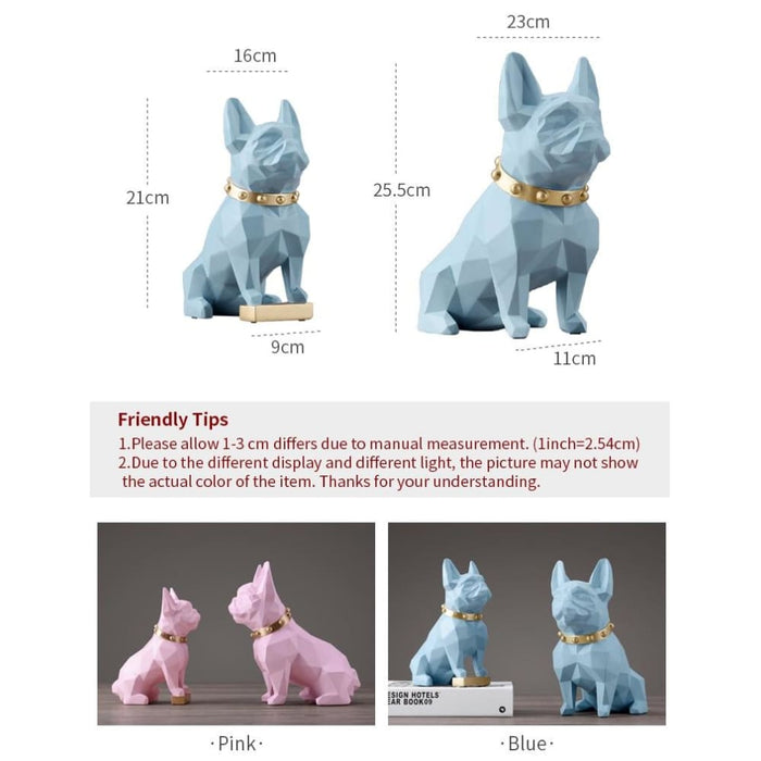 Dog Sculpture Resine Modern Art For Home Decoration