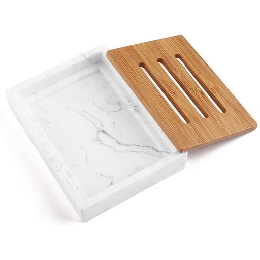 Double Layer Bamboo Soap Bar Holder