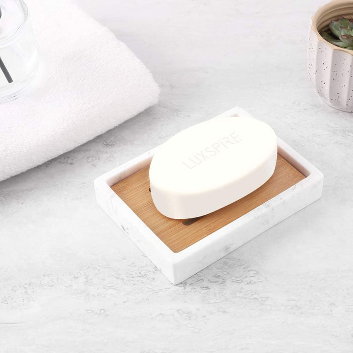 Double Layer Bamboo Soap Bar Holder