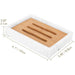 Double Layer Bamboo Soap Bar Holder