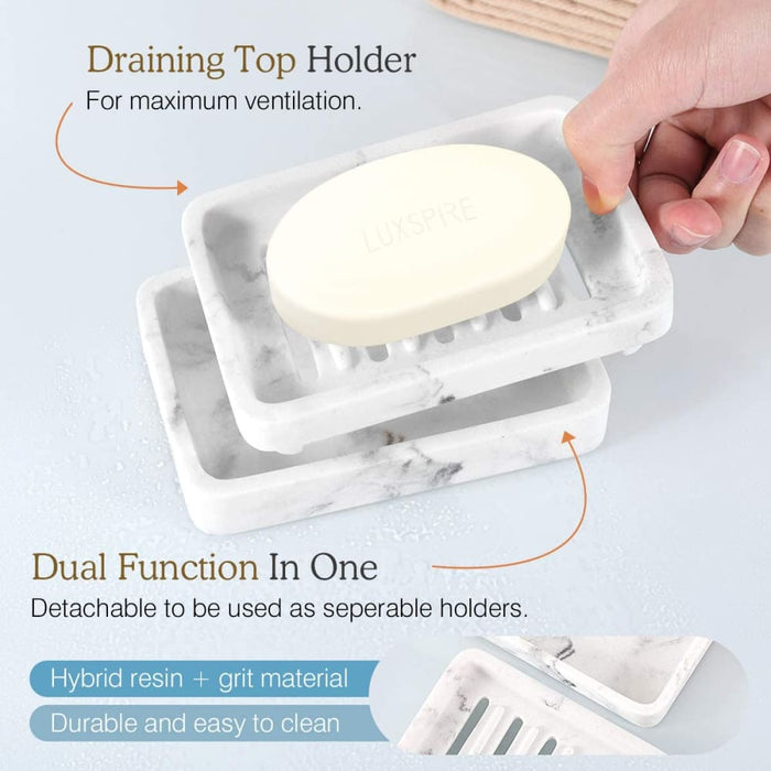 Double Layer Draining Soap Holder