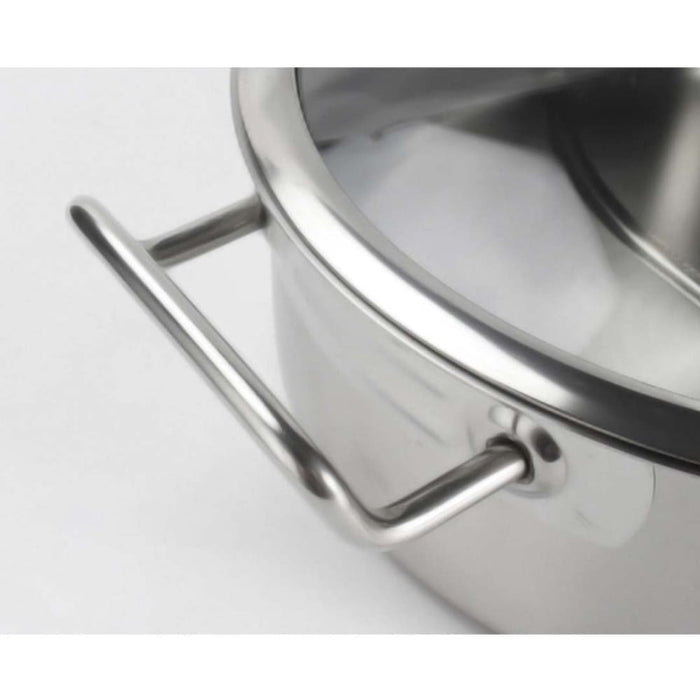 Dual Burners Cooktop Stove 21l Stainless Steel Stockpot 30cm