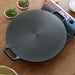 Dual Burners Cooktop Stove 30cm Cast Iron Skillet And 34cm