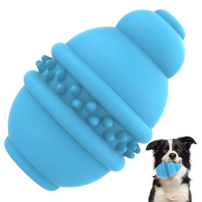 Durable Non-Toxic Natural Rubber Food Dispensing Dog Chew Ball For Dental Care And Medium Large Dog