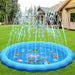 Vibe Geeks Durable Outdoor Inflatable Sprinkler Water Mat