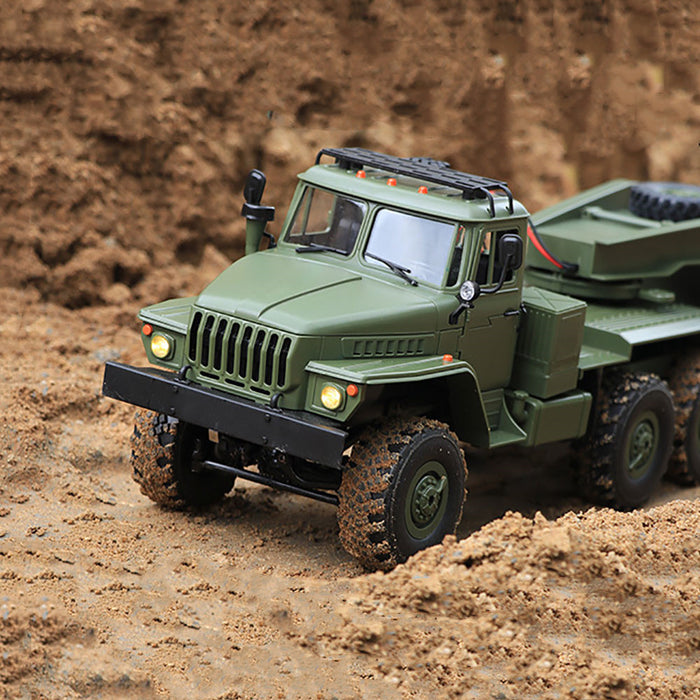1/16 6wd Military Truck Rc Car with Trailer