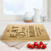 Eat Drink And Be Married Custom Cutting Board