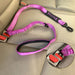 Elastic Buffer Reflective Car Seat Belt Dog Leash
