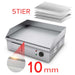 Electric Stainless Steel Flat Griddle Grill Bbq Hot Plate