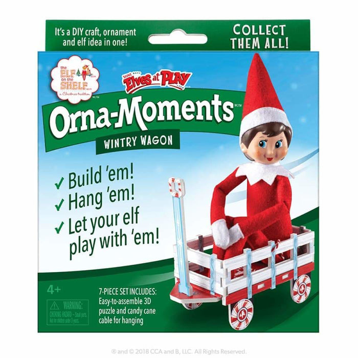 Elves At Play Ornamoments™ Wintry Wagon