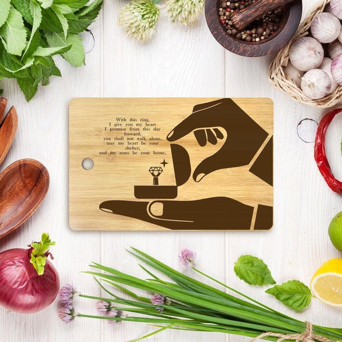 Engagement Ring Cutting Board
