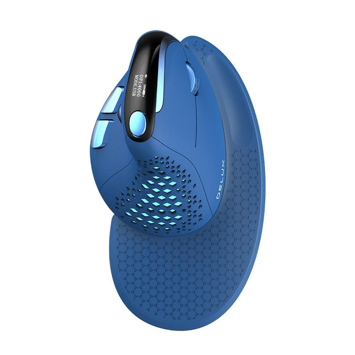 Ergonomic Vertical Mouse With Oled Screen & Rechargeable