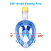 Full Face Dry Diving Mask Adult Silicone Snorkeling Suit