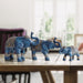 Family Elephant Figurine Resin Statue For Office Living Room
