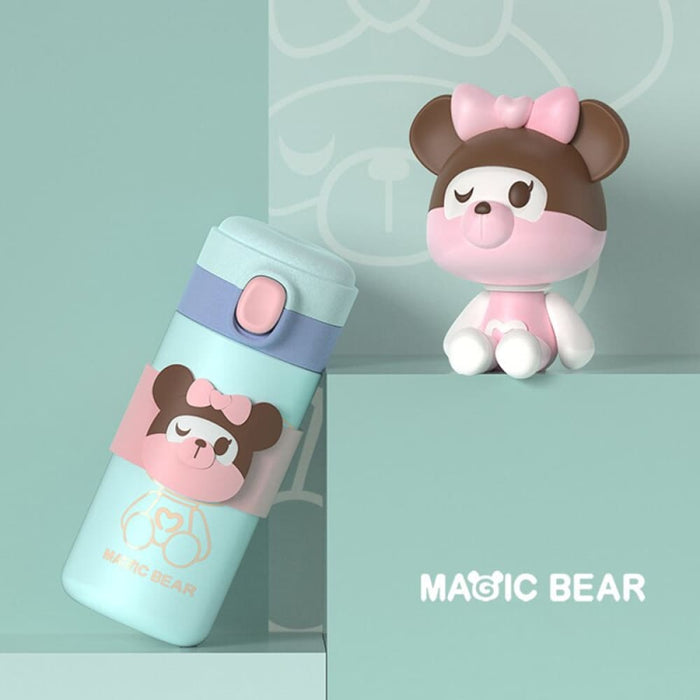 Fashion Bear Lovers Thermos Bottle 304 Stainless Steel