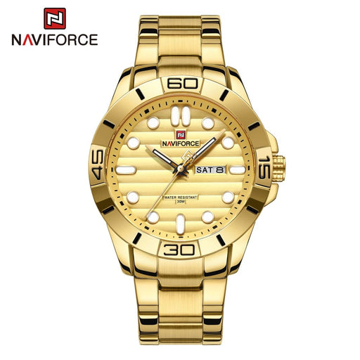 New Fashion Mens Watches Gold Business Sport Chronograph