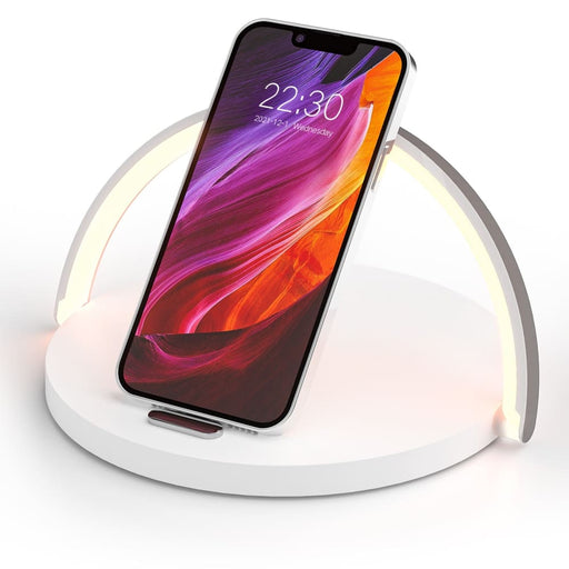 Fast Wireless Charger Table Lamp Adjustable Angle Touch