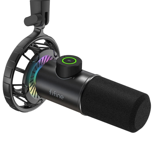 Dynamic Microphone With Tap-to-mute Button Rgb Light