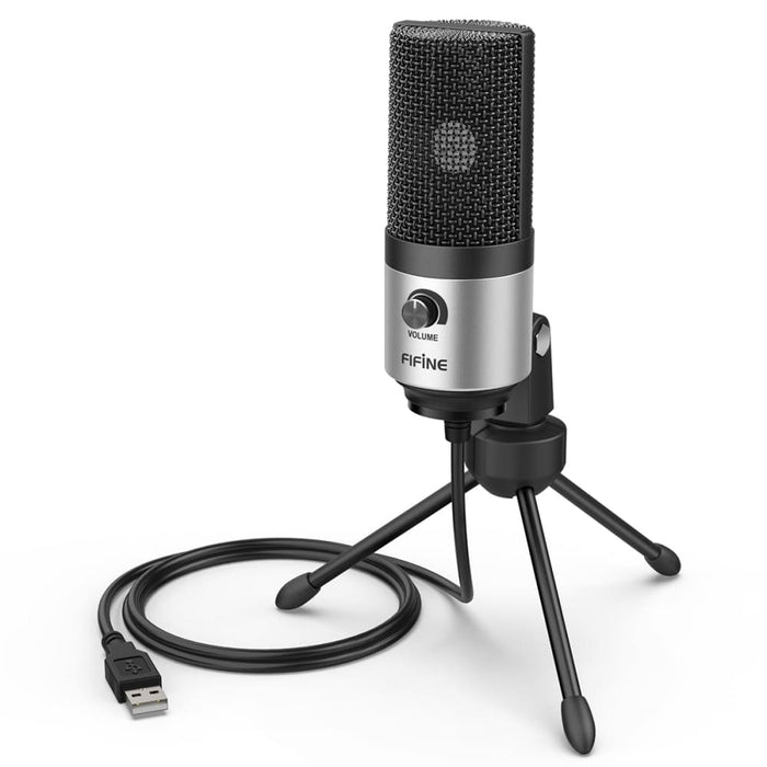 Metal Usb Condenser Recording Microphone For Cardioid Studio