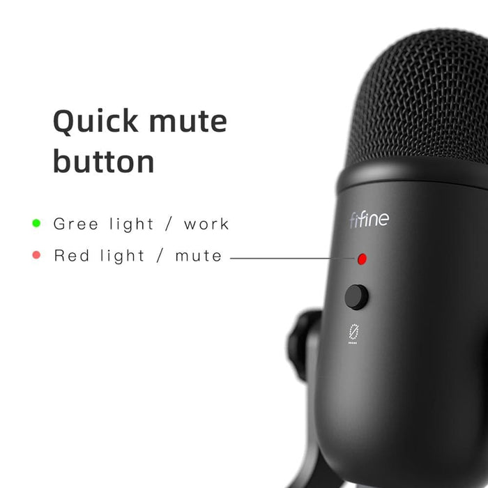 Professional Usb Volume Control Microphone