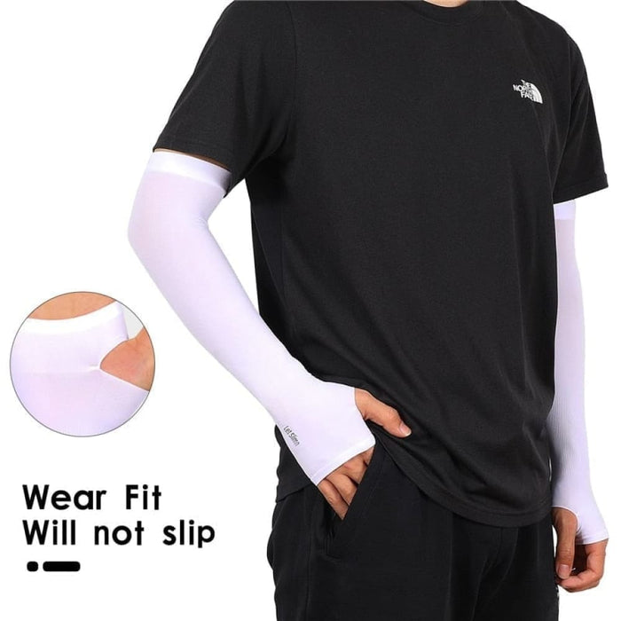 Fingerless Uv Protection Arm Sleeves