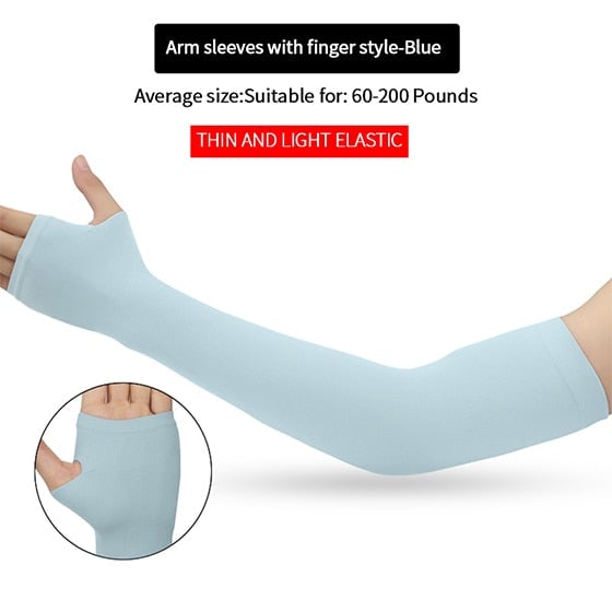 Fingerless Uv Protection Arm Sleeves