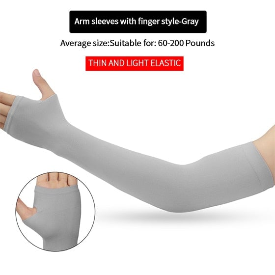 Fingerless Uv Protection Arm Sleeves