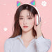 Vibe Geeks Flashing Light Bt Wireless Cat Ear Headset