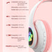 Vibe Geeks Flashing Light Bt Wireless Cat Ear Headset