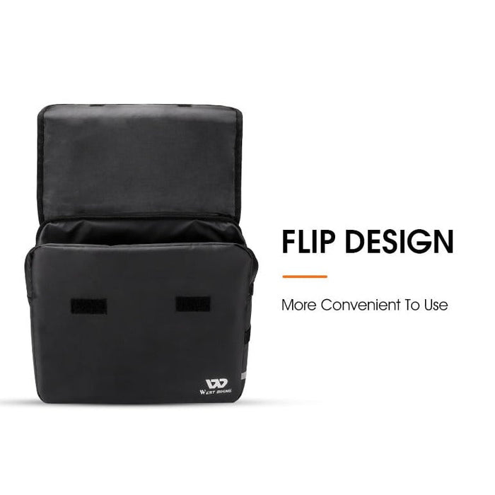 Flip Design 36l Large Capacity Double Pannier Bag