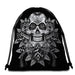 Floral Sugar Skull Round Beach Towel