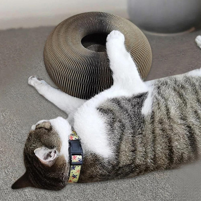 Foldable Cardboard Scratching Post Cat Scraping Pad