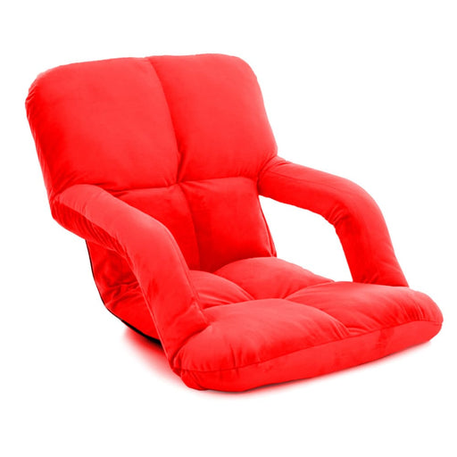 Foldable Lounge Cushion Adjustable Floor Lazy Recliner Chair