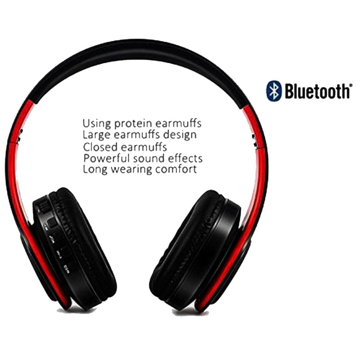 Vibe Geeks Foldable Wireless Bluetooth Stereo Headset